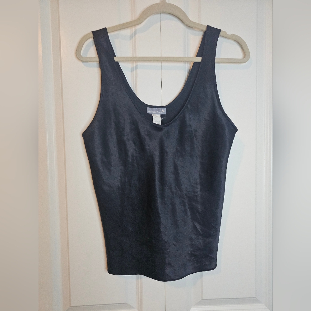 Papillon Blanc Camisole Black Top